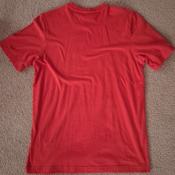 Adidas Men's Short Sleeve Red Tee - Picture 3 of 4